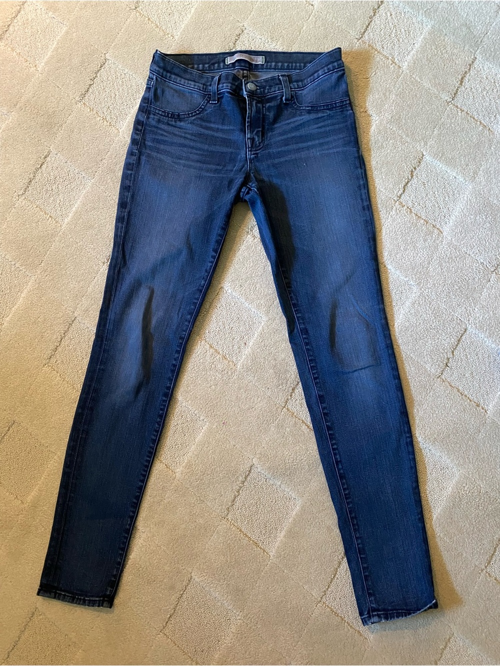 JBRAND Women's Dark Blue Skinny Jeans
